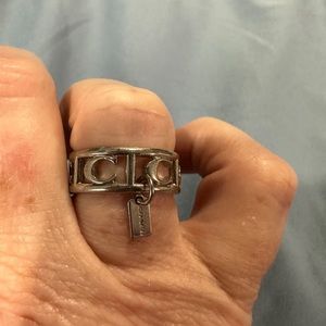 Coach Silver Ring